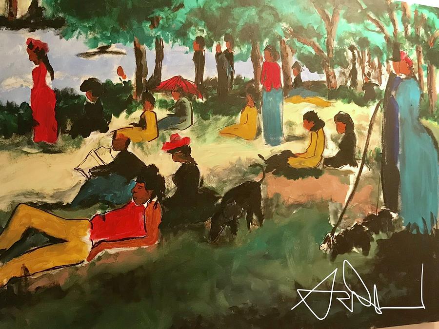Juneteenth Painting by Angie ONeal