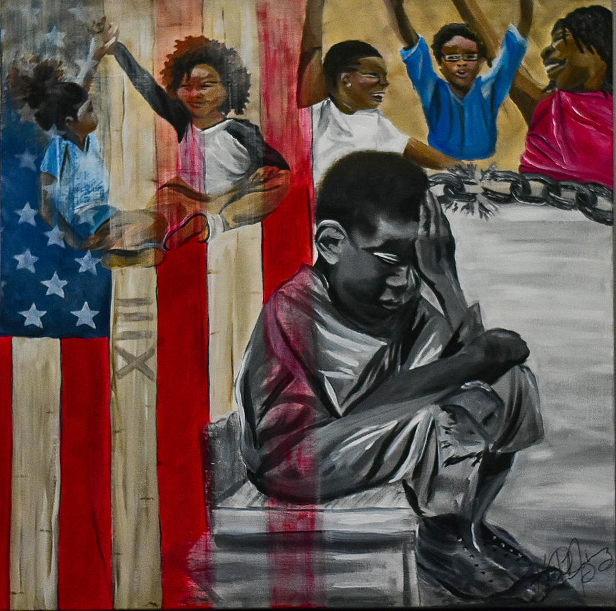 Juneteenth Celebration Painting by Kari Nuszkiewicz