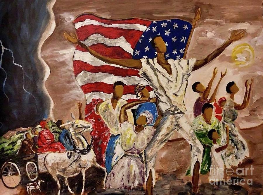 Juneteenth Painting by Kimberly Keys - Fine Art America