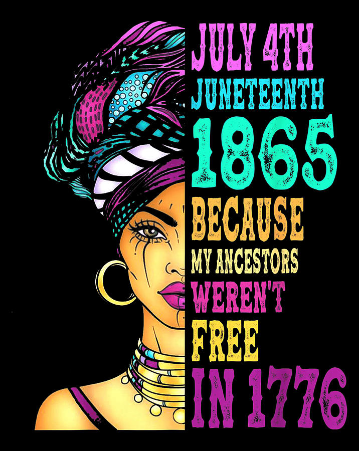 Juneteenth Queen Melanin African American Women.png Digital Art by ...