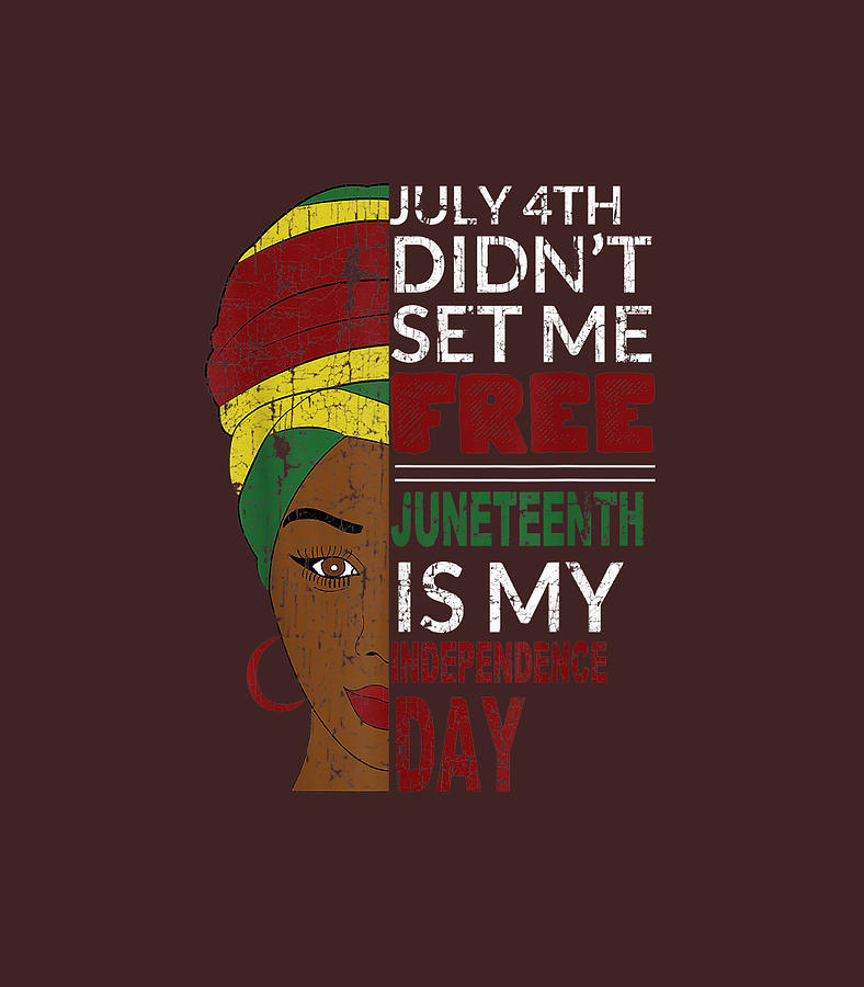 Juneth is My Independence Day Not July 4th Digital Art by Sophie Akemi ...