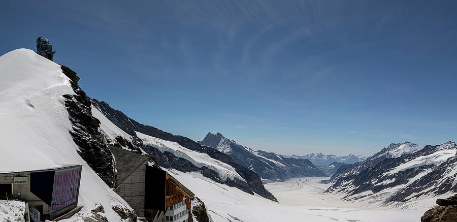 Jungfraujoch and Aletsch Glacier Photograph by Graham Moore - Fine Art ...