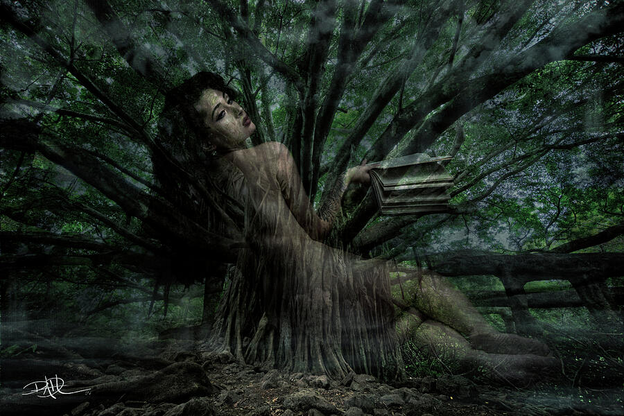 Abstract Digital Art - Jungle Girl by Ricardo Dominguez