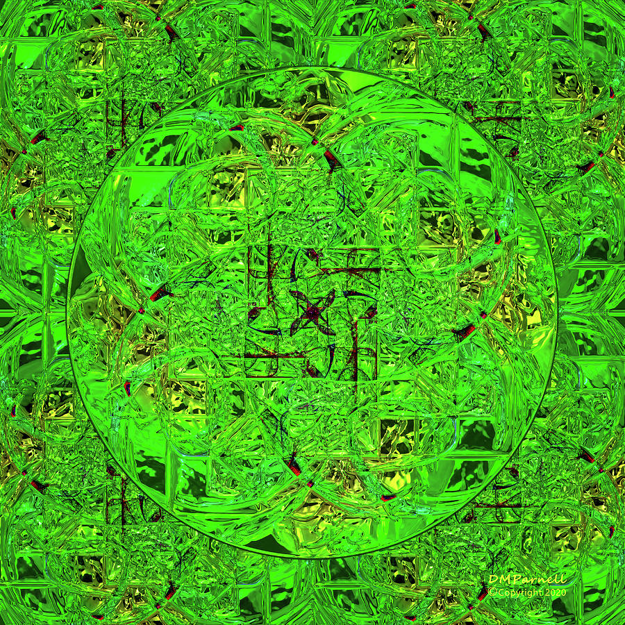 Jungle Green Fractals Digital Art by Diane Parnell
