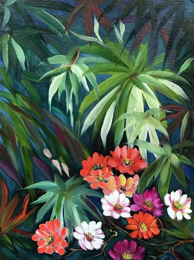Jungle Painting - Jungle Jewels by Doris Chou