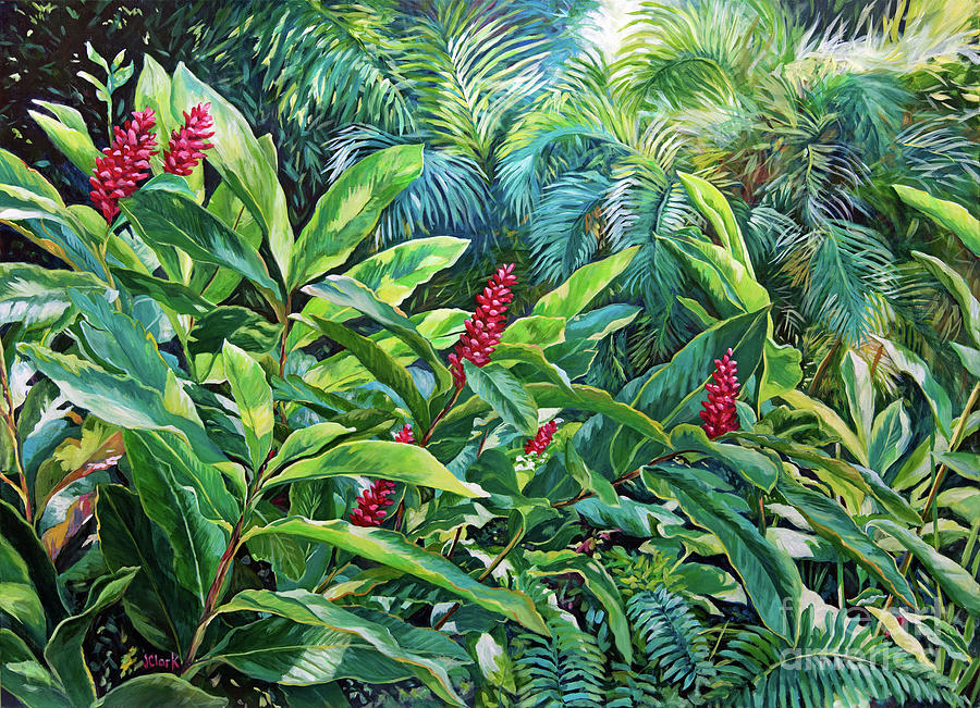 Jungle Painting - Jungle by John Clark