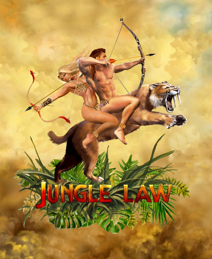 Jungle Law Digital Art by Glenn Holbrook