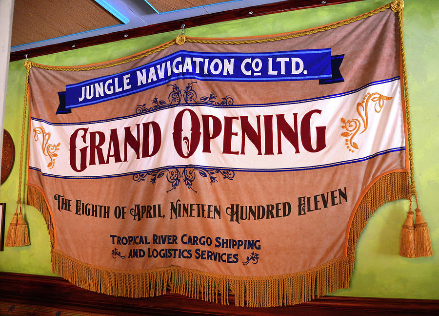 Jungle Navigation Company LTD banner circa 1911 Photograph by David Lee Thompson