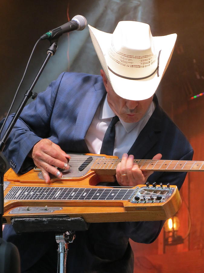 Music Photograph - Junior Brown 02 by Julie Turner