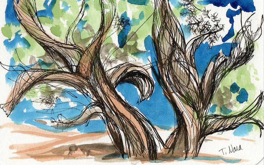 Juniper Extra Twisty Painting by Tammy Nara Juniper Extra Twisty Painting by Tammy Nara