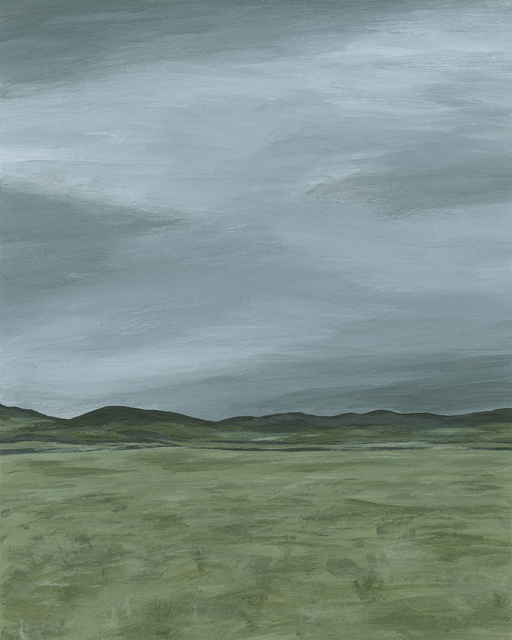 Juniper Fields I Painting by Rachel Elise