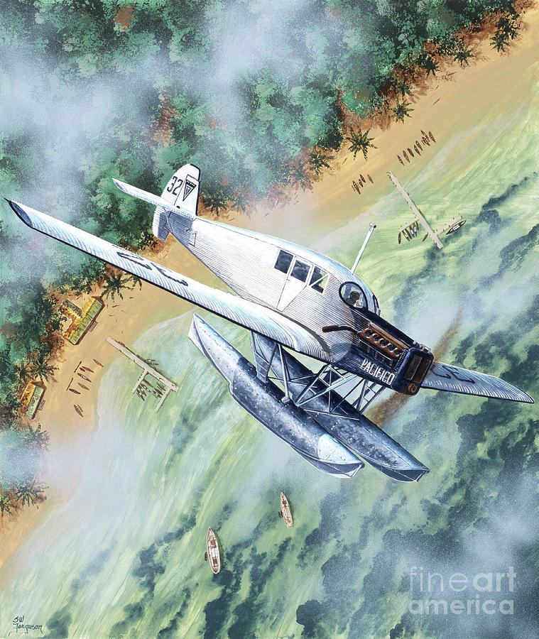 Junkers F 13 Painting by Steve Ferguson
