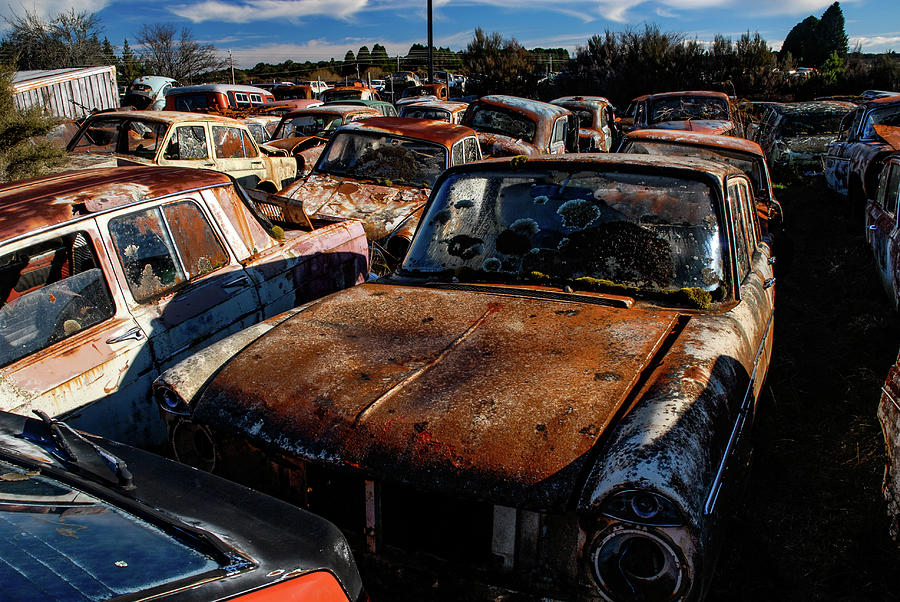 The Junkyard Diaries VI - Smash Palace, North Island. New Zealand Photograph by Earth And Spirit