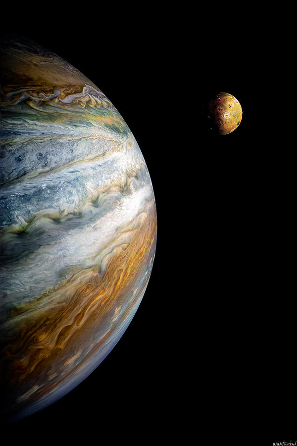 Jupiter and Io Photograph by Weston Westmoreland