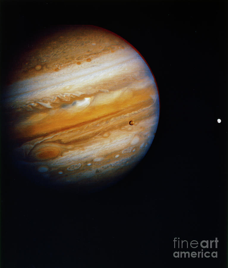 Jupiter And Moons, 197 Photograph by Granger