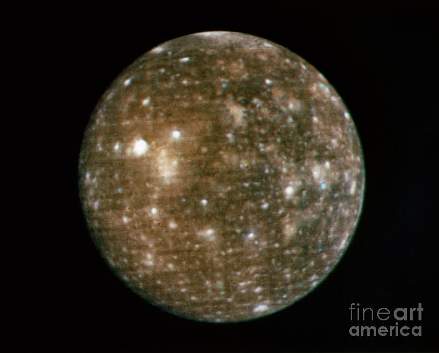 Jupiter - Callisto, 1979 Photograph by Granger