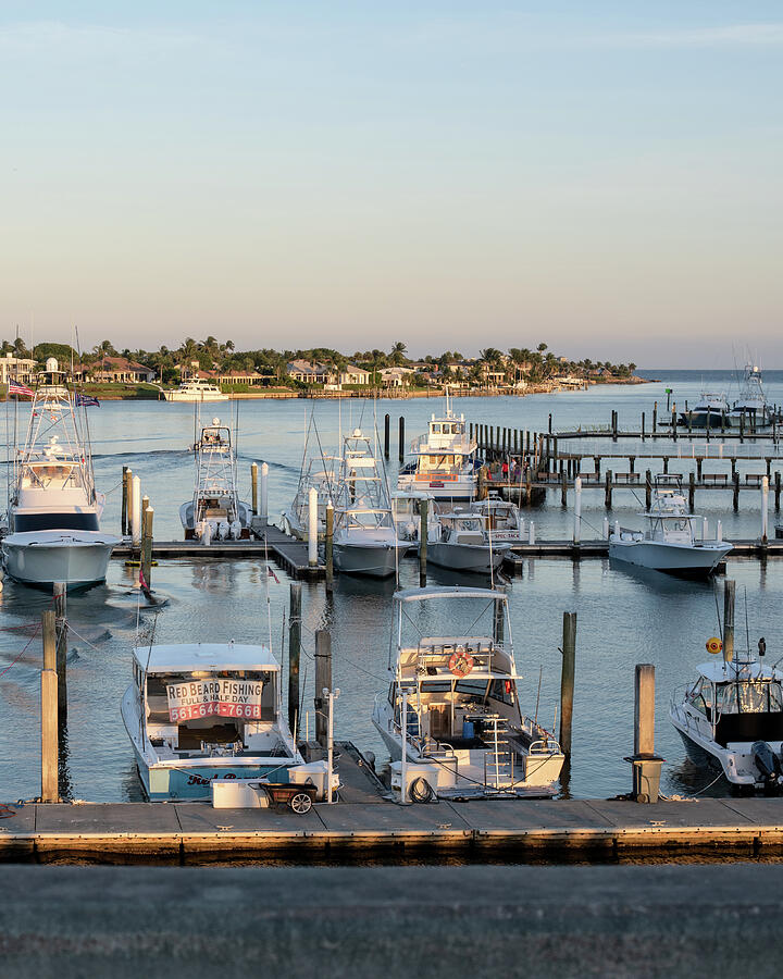 Jupiter Inlet Marina Vertical Photograph by Laura Fasulo Jupiter Inlet Marina Vertical Photograph by Laura Fasulo