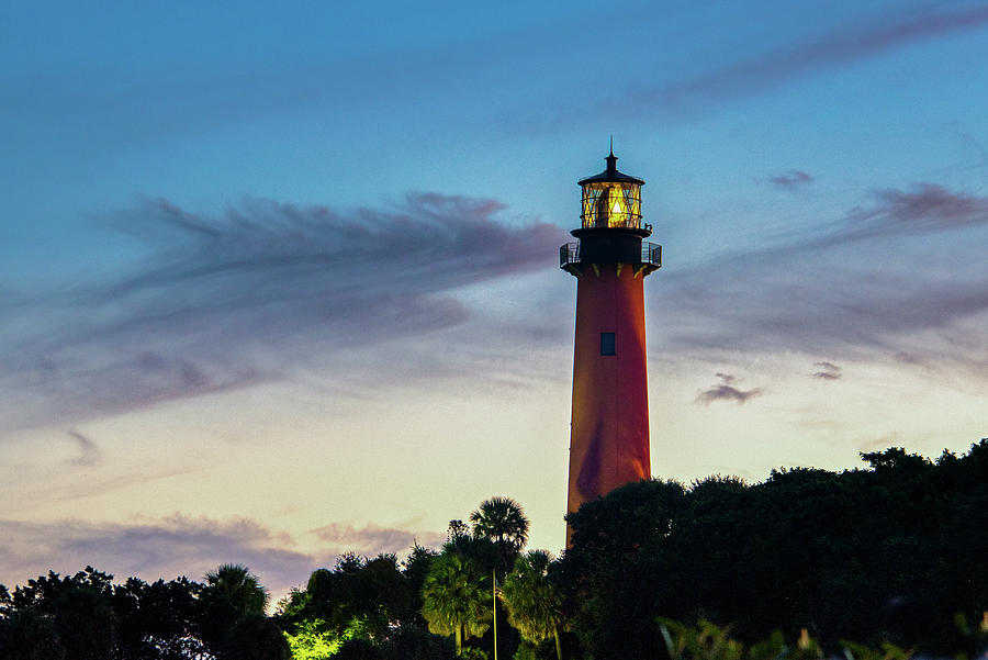 Jupiter Lighthouse at Sunrise Photograph by Liz Atterbury - Fine Art ...