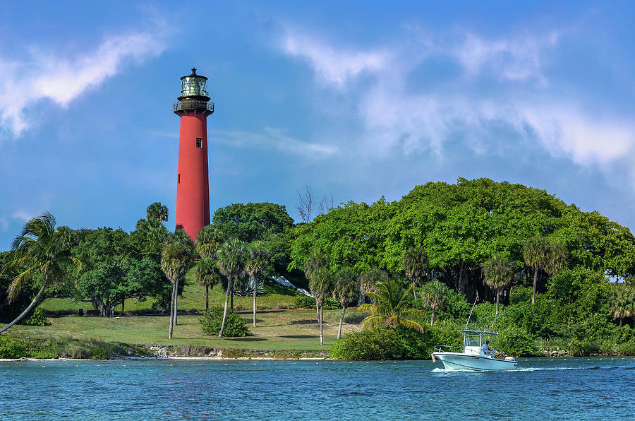 Summer Photograph - Jupiter Lighthouse by Laura Fasulo