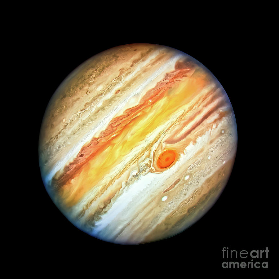 Jupiter With Great Red Spot Photograph by M G Whittingham
