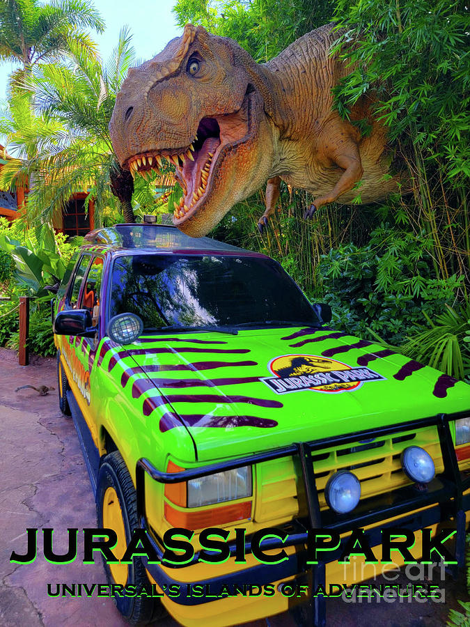 Jurassic Park Universal Florida Photograph by David Lee Thompson