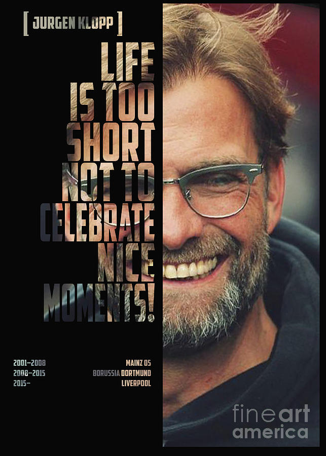 Jurgen Klopp Quotes Digital Art By Gunawan Rb