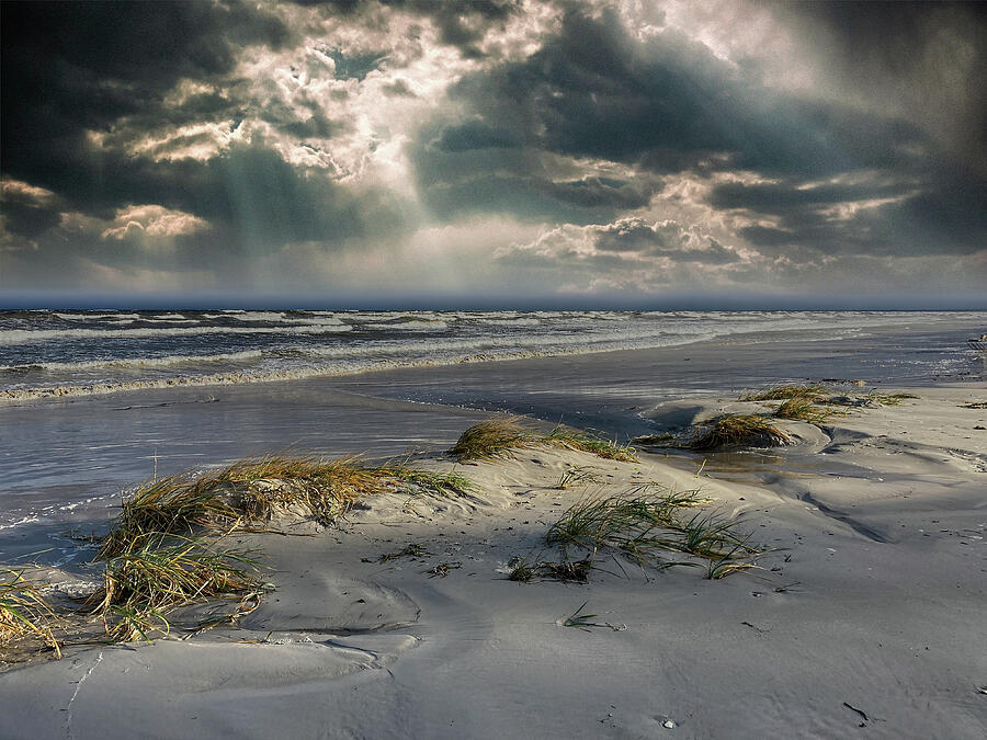 Jurmala Beach After Storm/Latvia /Special Feature in 1000 group 04.2022 Photograph by Aleksandrs Drozdovs