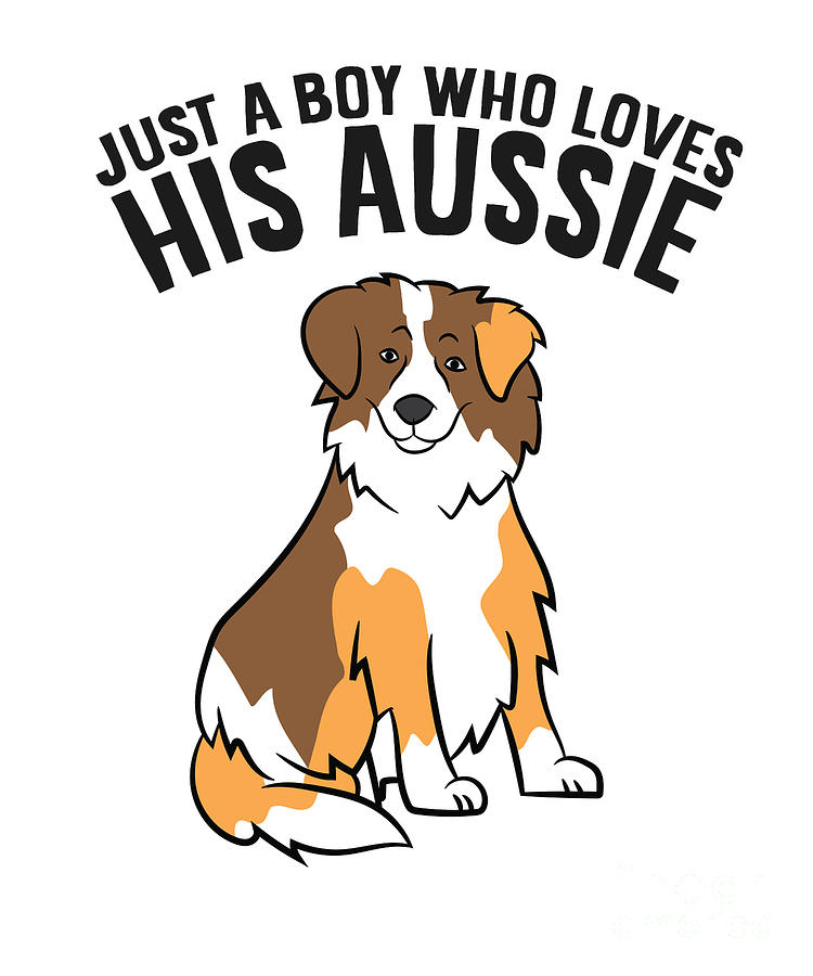 Kids Australian Shepherd Dog T-Shirt Unisex Children Adult Cute Youth boys Neon 