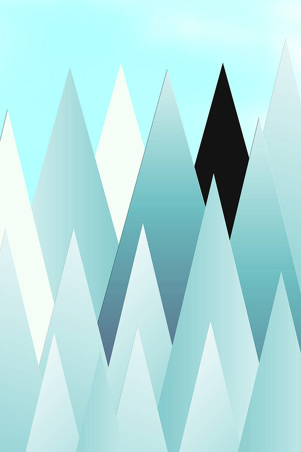 Just a bunch of Triangles Digital Art by Shivonne Ross | Pixels