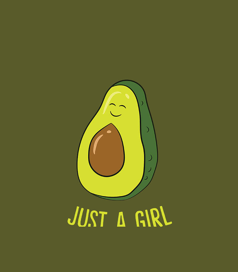 Just a girl who loves avocados. Avocado lover tumbler. Cute. Avocados.  Glitter