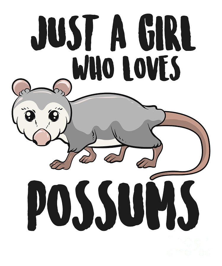 Cool Opossum Lover Apparel I Love OK-Cute and Funny Opossum Throw Pillow 16x16 Multicolor