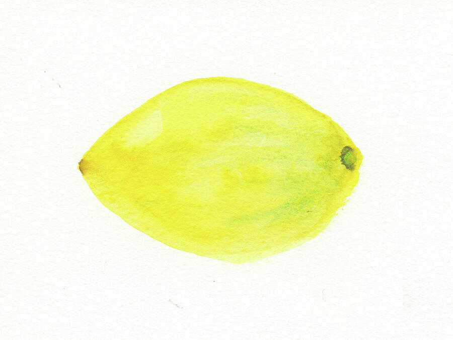 Just a Lemon Painting by Elizabeth Reich Just a Lemon Painting by Elizabeth Reich