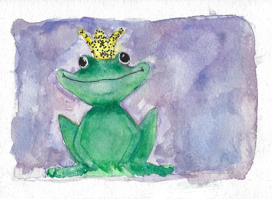 Just a Little Frog Prince Mixed Media by La Vonne Whiteman