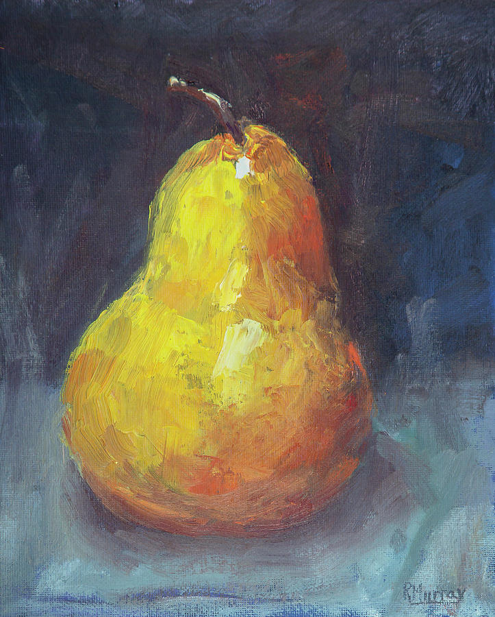 Just A Pear Painting by Roberta Murray