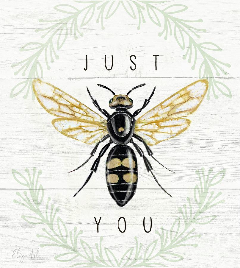 Just Bee You Painting by Elizabeth Robinette Tyndall