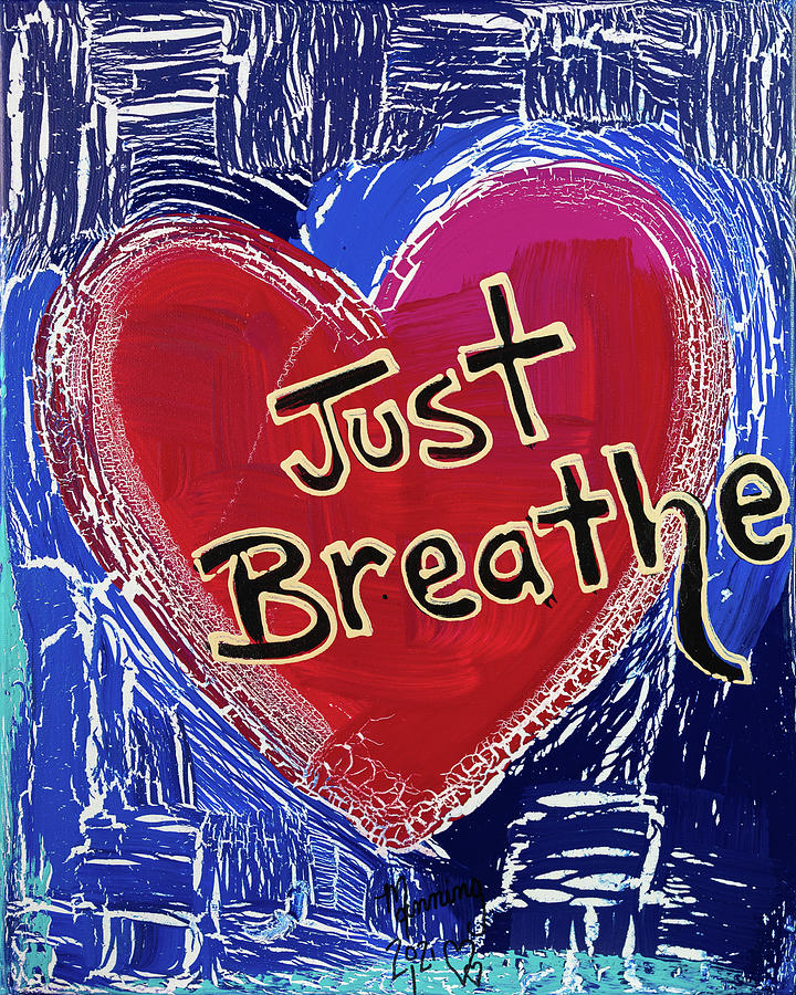 Just Breath NY-JB-109-21 Painting by Richard Sean Manning