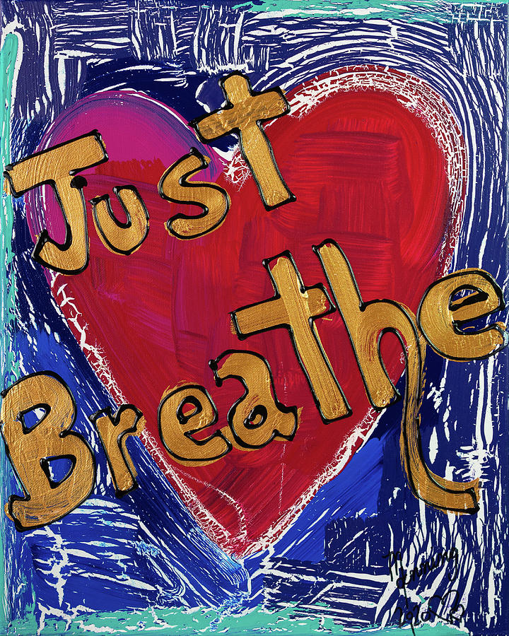 Just Breath NY-JB-118-21 Painting by Richard Sean Manning
