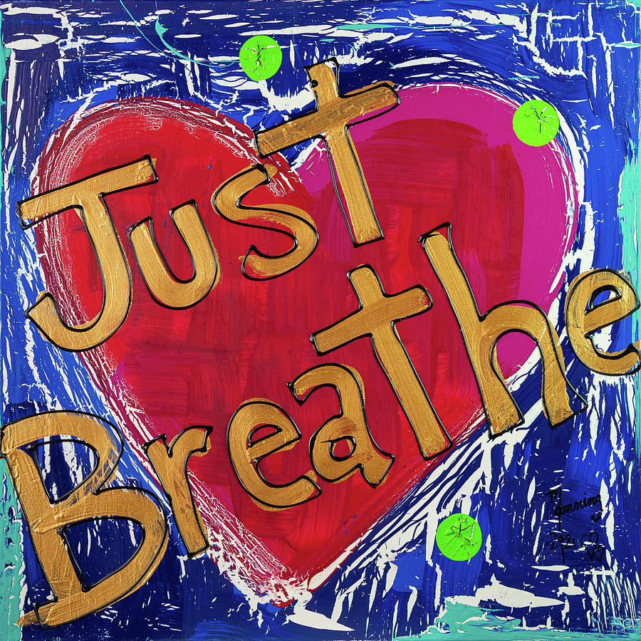 Just Breath NY-JB-133-21 Painting by Richard Sean Manning