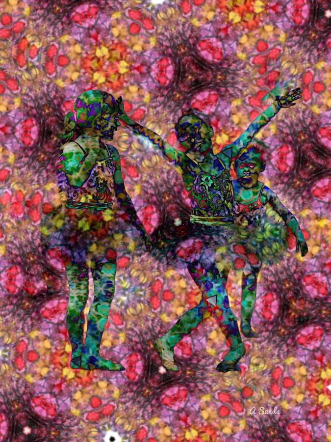Just Dance Digital Art by Anne Sands