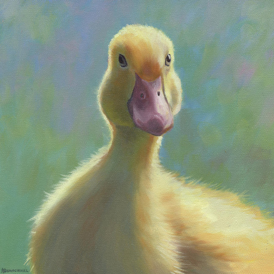 Just Ducky Painting by Alecia Underhill