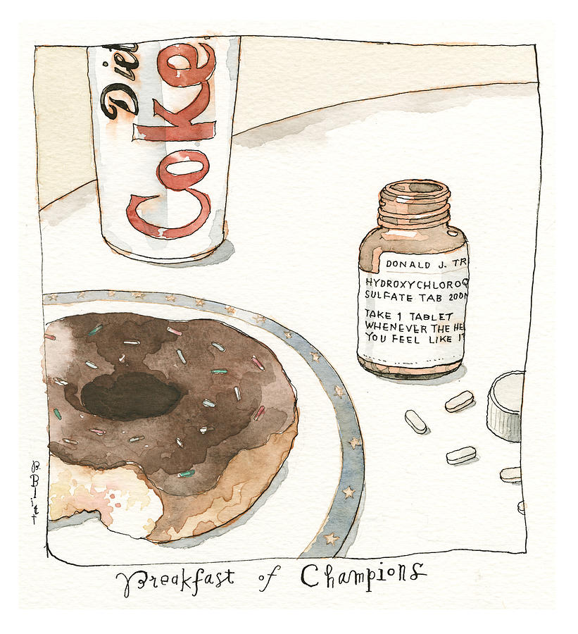 Just For The Taste Of It Painting by Barry Blitt