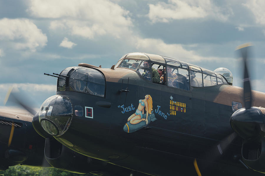 Just Jane Taxi On The Runway East Kirkby Airshow 2021 Photograph by Scott Lyons