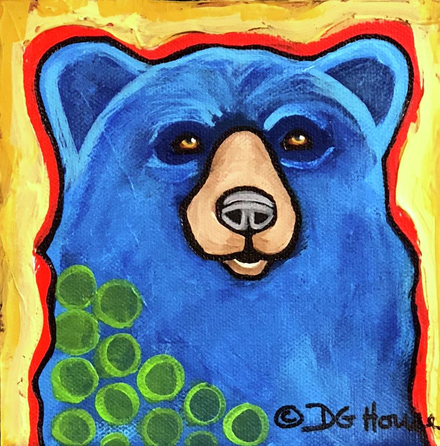 Bear Painting - Just One Look by DG House
