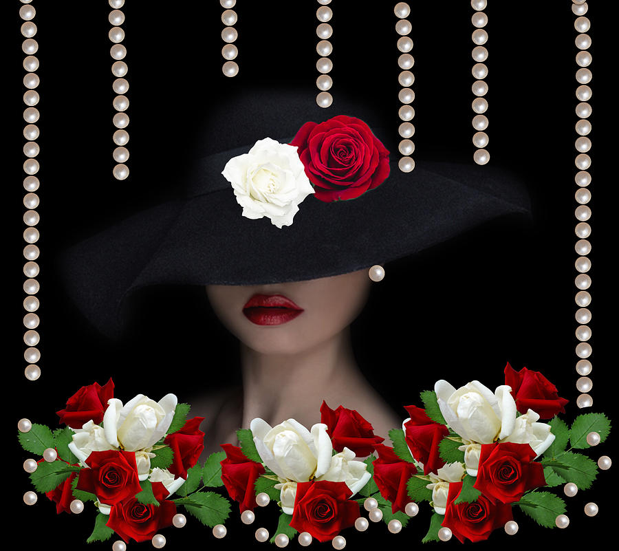 Just Pearls and Pretty Things Digital Art by Gayle Price Thomas