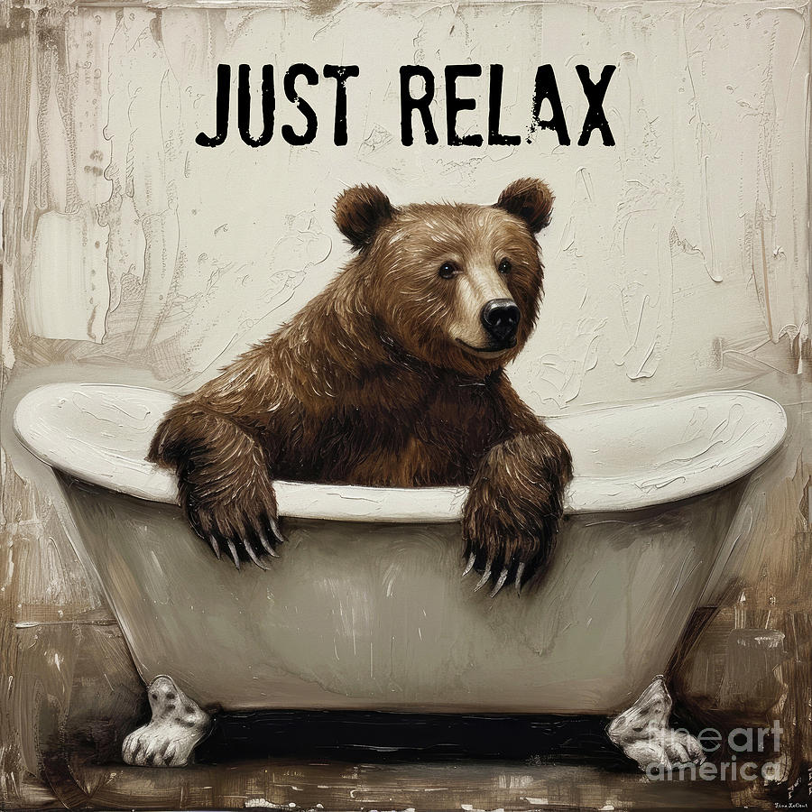 Just Relax Painting by Tina LeCour