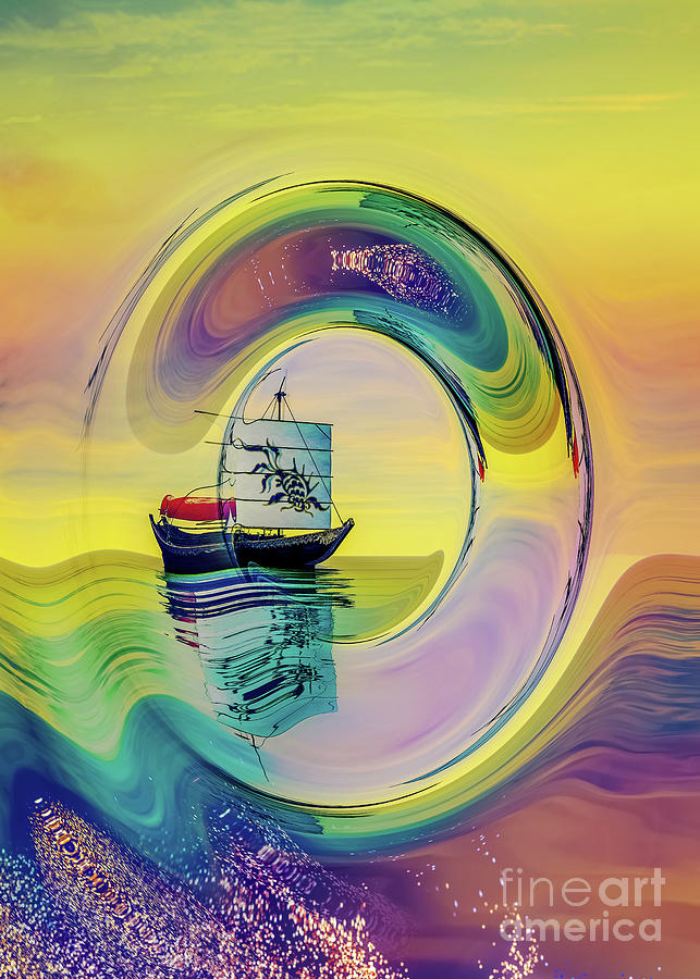 just Sailing Digital Art by Shadowlea Is