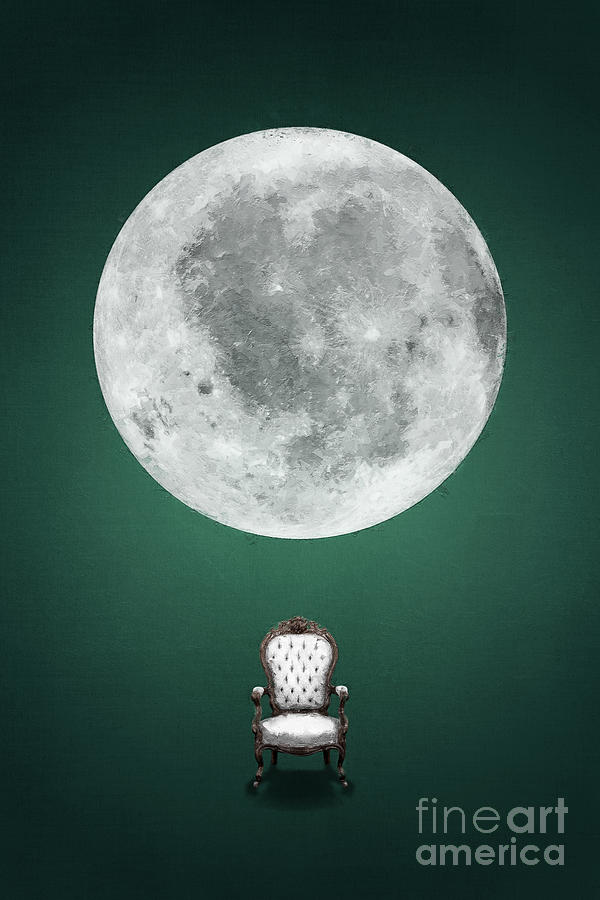 Just sit down and watch the Moon Digital Art by Ema Paraschiv Just sit down and watch the Moon Digital Art by Ema Paraschiv