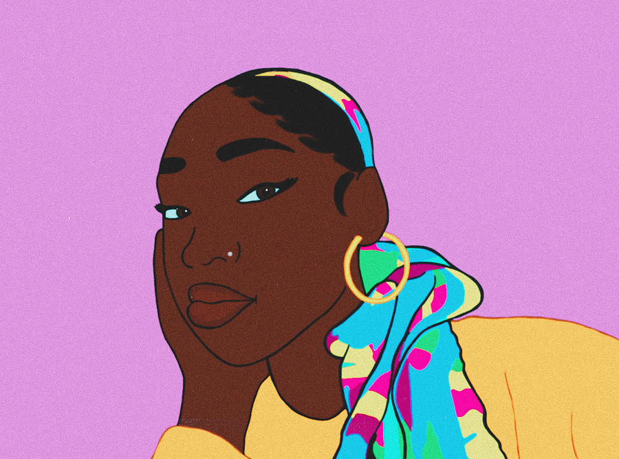 Just Vibing Digital Art by Janmae Gause