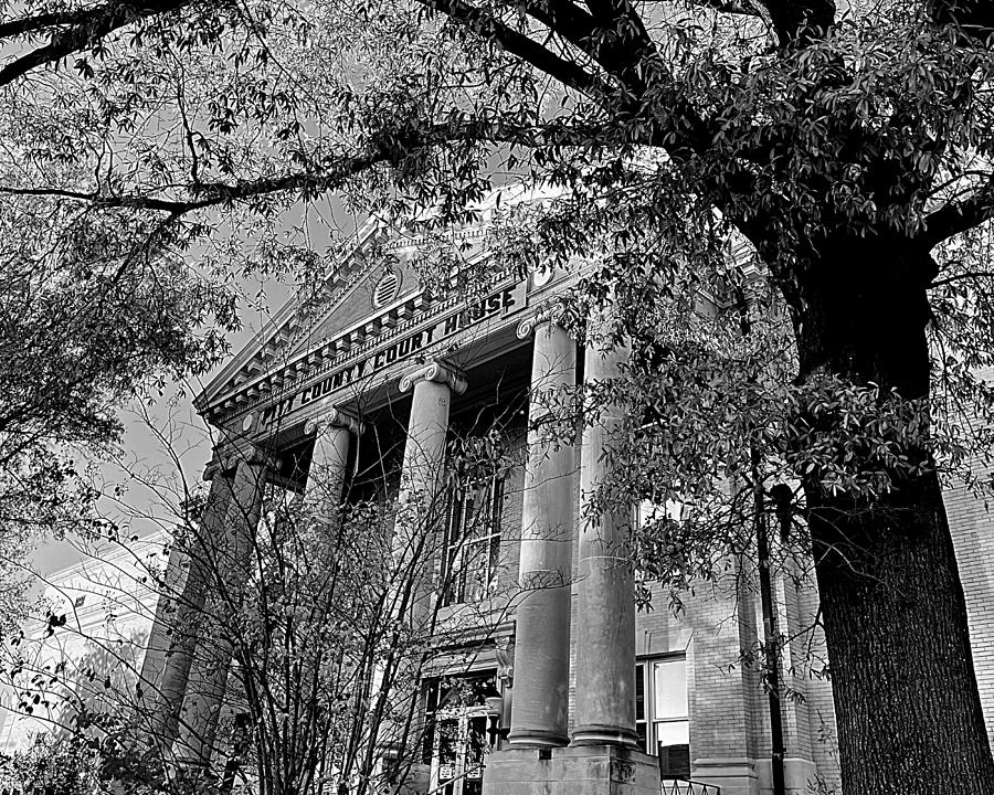Justice in the Fall BW Photograph by Lee Darnell