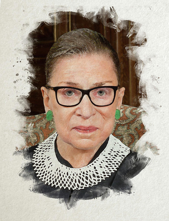 Justice Ruth Bader Ginsburg Photograph by C H Apperson